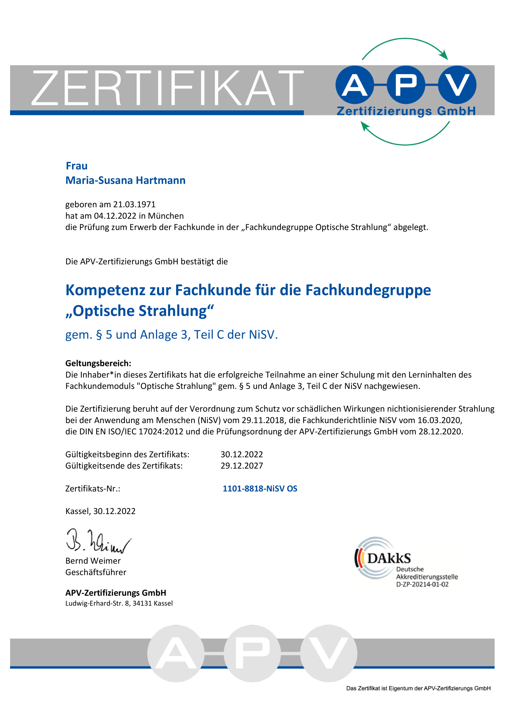 Zertifikat NiSV Maria Susana Hartmann 3 1